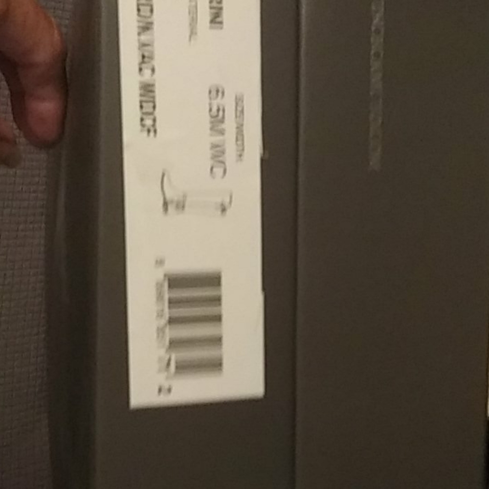 New leather side zip tall boot Never worn in org.b